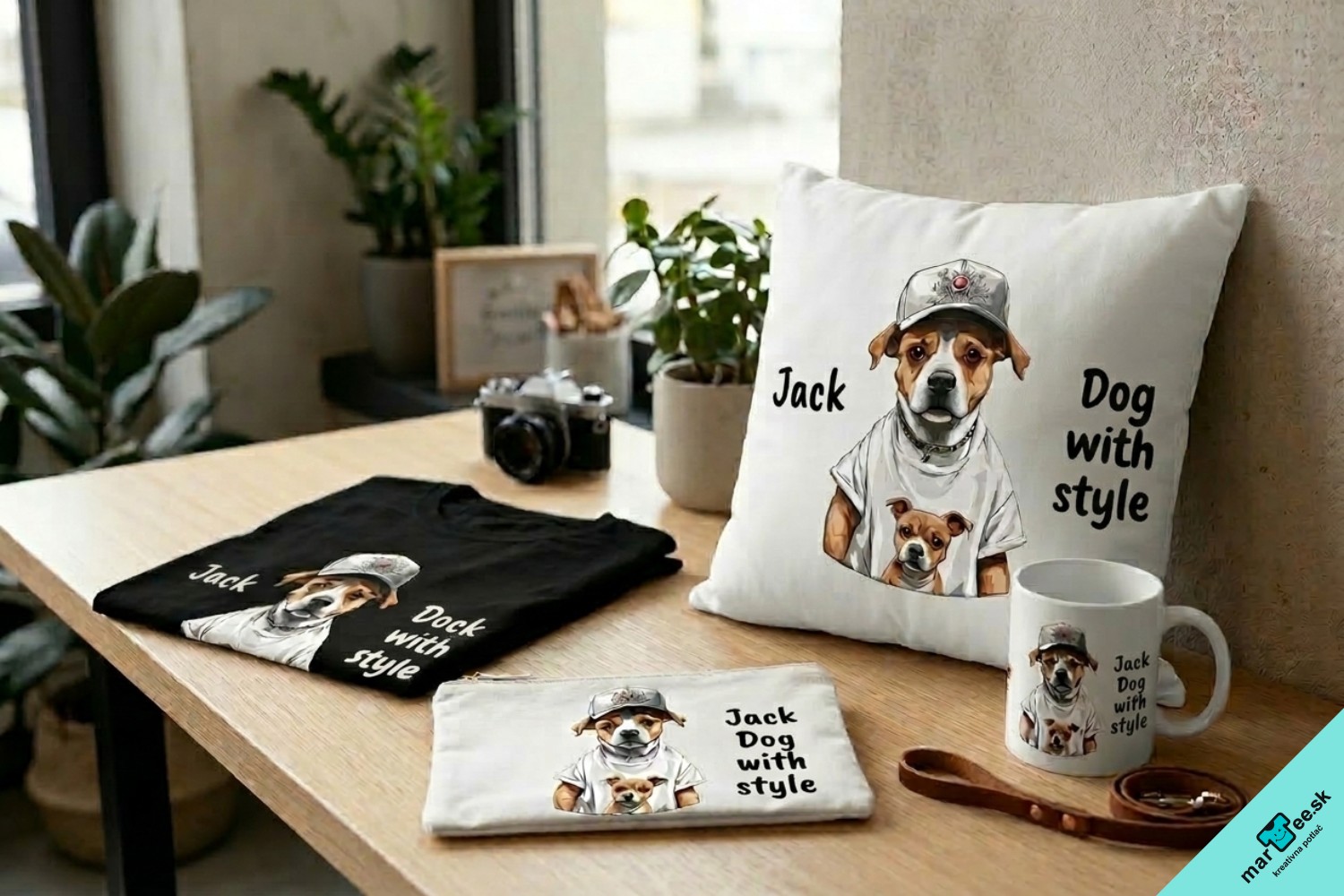Graficky motiv - originalne darceky s potlacou Jack Dog-tricko, vankus, hrncek 1500x1006 jpg
